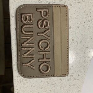 Authentic Psycho Bunny Card Holder wallet , Mint condition.